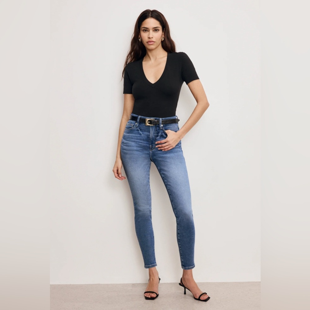 Good American Good Waist Crop